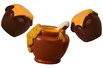 TOYANDONA 1 Ensemble De Mini Pots De Miel en Résine pour Micro-Paysage