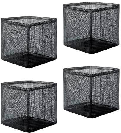 Generisch Teichpflanzkorb - Schwimmender Pflanzkorb Für Wasserpflanzen - 4 Atmungsaktive Schwimmende Wasserpflanzen-Netztaschen Für Garten, Teich, Balkon Und Innenraumbegrünung