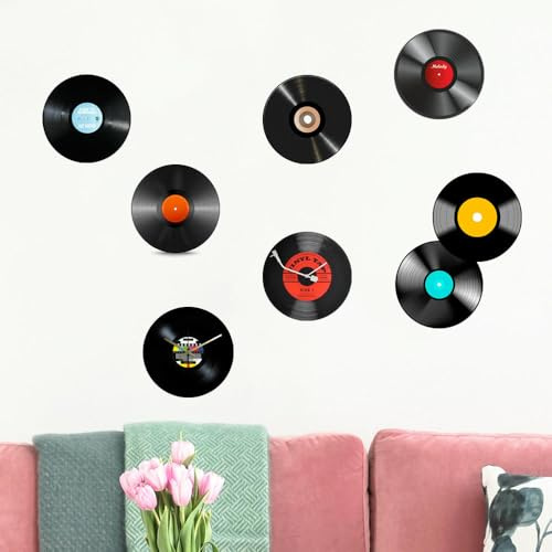 Retro Vinyl Schallplatte Selbstklebende Wasserdichte Wandtattoo Wohnzimmer Schlafzimmer Dekoration Malerei
