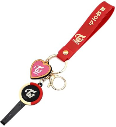 IEBTAWN 1 Stück t wice Lightstick Schlüsselanhänger, t wice Merch, Kpop Fan Artikel, Für Once Fans, Sammlerstück Für Konzerte & Fanmeetings, Geschenk Für Fans, Süßer Schlüsselanhänger