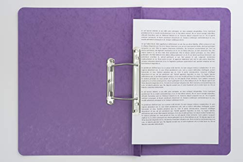Exacompta - Ref 3004Z - Europa - Spiral File, 350 x 250mm, 300 Micron Hardwearing Mottled Pressboard, Holds 150 Sheets of A4 Paper, Spring Mechanism - Lilac, Pack of 25