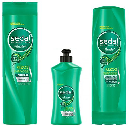 Sedal Rizos Obedientes 3 pc Set - Lockenpflege-Set - Parabenfrei - Lockenpflege & schonend - Sedal