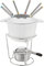 Cuisinart Gusseisen, 13-teilig, FP-115WS Fondue-Set, Weiss/opulenter Garten
