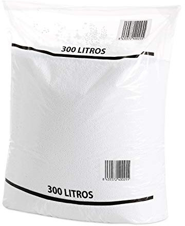 Textilhome Relleno para Puff, Bolas de Poliestireno Expandido (EPS) 300 litros, Ligero y Resistente, Alta Recuperación, Bolas de 3 a 5 mm para Máxima Comodidad.