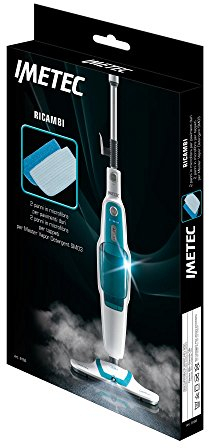 Imetec Set di panni di ricambio per spazzola a vapore Master Vapor Detergent SM03