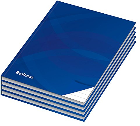 RNK Kladde Notizbuch Business blau liniert DIN A4, 96 Blatt 70 g