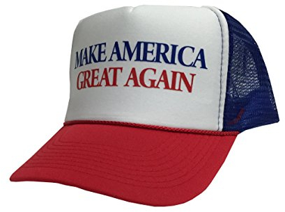 MAGA Hat Make America Great Again Donald Trump 2024 Mütze Verstellbare Unisex-Kappe, Royal/Rot, Einheitsgröße