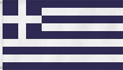 Fahne mit Messingösen XXL Länder Flagge 90 x 150, 150 x 250 oder 300 x 500 cm wählbar Griechenland 90 x 150
