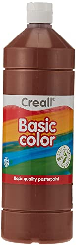 Creall Havo01819 1000 ml 19 Dark Brown Havo Basic Color Poster Paint Bottle