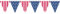 4th July USA Pennant Banner 3.65m