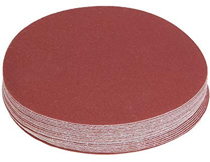 BQLZR Hook and Loop 150mm 6 Inch Sanding Discs 320Grit Sandpaper Circular Pads Pack Of 20