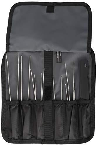 Mercer Culinary Deluke Plating Tongs Kit, 10 pieces, Stainless Steel, 12x12x3 cm ,M35152