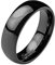 Mianova Band-Ring Edelstahl Herrenring Damenring Partnerring Trauring Verlobungsring Damen Herren Schwarz Größe 49 (15.6) Breit 6mm