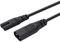 Figure 8 Power Lead IEC320 C7 to C8 Extension Power Cable Male to Female Mains Power Connector Cord for TV, PS5, Xbox Series, More (3m)