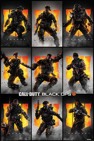 empireposter Call Of Duty - Poster - Black Ops 4 - Characters + Ü-Poster
