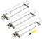 Keenso Auto Reifen Ketten, 3 stücke Auto Stahl Schneekette Eisige Autobahn Reifen Anti-Rutsch Reifenkette 165-195mm / 205-225mm / 235-285mm für Auto PKW SUV (235-285mm)