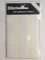 White 24mm Sticky Coloured Dots Easy Peel Self Adhesive Colour Coding Sticky Dots Round Labels Circle Stickers (84 Stickers)