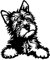 EROSPA® Aufkleber/Sticker KFZ Auto Motorrad - Deutscher Schäferhund Dog - Car-Sticker (Schwarz)
