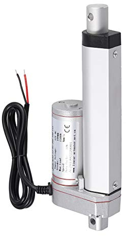 Justech Linearmotor Linearantrieb 12V Spindelantrieb Stellmotor Verstellantrieb Toröffner Linear Actuator Motor DC 1500N 100mm Lineartechnik Electric Motor Putter Gleichstrommotor für Auto Möbel usw.