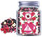 Plant Gift Rose Roselle Mix Tea（Roselle, Grape, Blueberry, Apple, Mango, Coconut, Red Rose Petals）Hibiscus Tea Bags Skin Care Weight Loss,Anti-oxidation,Anti Acne,Detox Tea Promote 70G/2.5oz
