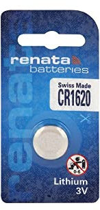 Renata CR1620 3v Lithium knopfzelle - 5 Stück