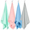 Dock & Bay Strandhandtuch - Schnell trocknende Mikrofaser, ohne Sand - Kompakt, Leicht - 100% recycelt - Inklusive Beutel - Essential - Set of 4, Extra Large (200x90cm, 78x35)