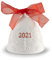 LLADRÓ Weihnachtsglocke 2021 rot Weihnachtsglocke aus Porzellan
