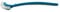 TUPPERWARE Brosse pour capsules de bouteilles clair bleu