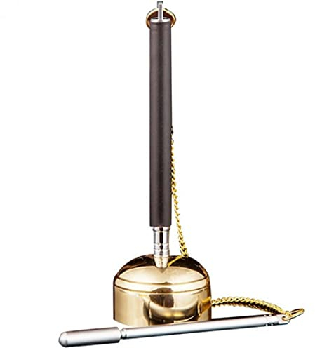 Handglocke Tibetanische Buddhistische Meditation Bell Singende Schüssel Einziehbarem Griff Für Singende Schrift Implementieren Buddhistische Lieferungen