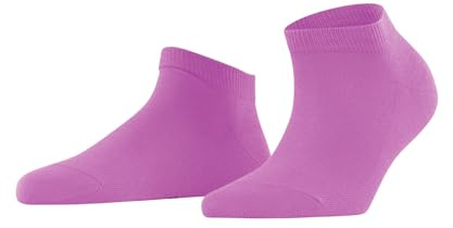 FALKE Damen Sneakersocken Family W SN nachhaltige biologische Baumwolle kurz einfarbig 1 Paar, Rot (Lipstick 8350) neu - umweltfreundlich, 35-38