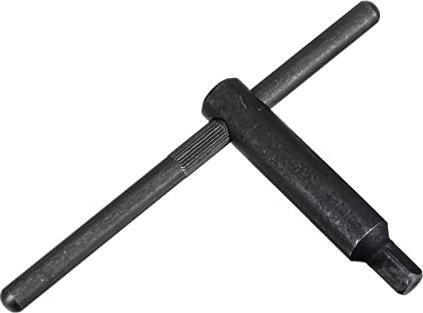 sourcing map Lathe Chuck Wrench, 12mm Square Head Key Spanner Tool for CNC Router Engraving Milling Machine (L125x220mm)
