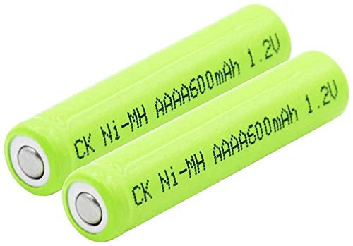 Batterie ricaricabili Ni-Mh Aaaa 600Mah Am6 Lr61 1.2V per Surface Pen Watch Torcia a led Mini ventilatore -2Pcs