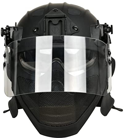 Multifunktionaler Modularer Tactical Helmet Militärhelm Mit Paintball-Maske Und Brille Airsoft-Helm-Set
