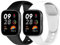 CHULN 2 Stücks Sportarmbänders Redmi Watch 3 Armbänd, Weiches und Atmungsaktives Silikonarmband Kompatibel mit Xiaomi Redmi Watch 3 Armbands Ersatzbändern