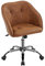 Yaheetech Chaise de Bureau Fauteuil Ergonomique en Similicuir Pivotante Dossier Inclinable à 360° avec Hauteur d'Assise Réglable pour la Maison/Le Bureau