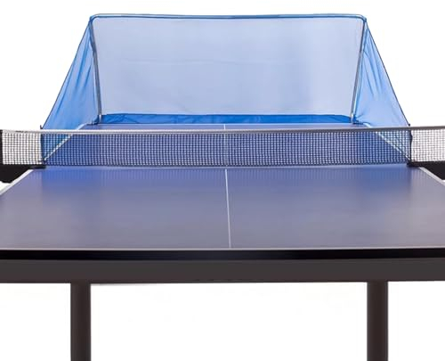 Tischtennisnetze 152cm Breites Tischtennis-Ballfangnetz Mit Klemme, Professionelles Ping Pong Ball Auffangnetz Tragbares Tischtennis Trainingsgerät, 70cm Hohes Nylon Netz Für Heimschulen Vereine