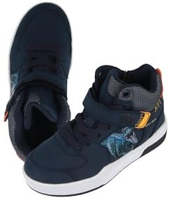 Kids2Go Jurassic World High Cut Jungen Sneaker mit praktischen Reißverschluss an der Seite | in Größen 27