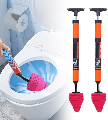 Hochdruck-Toilettenreinigung in einem Zug, Industrial Saug Druckreiniger, Abfluss - Reiniger zum Beseitigen von Rohr - Verstopfungen im Siphon und Abflussbereich, perfekt für den Hausgebrauch (B)