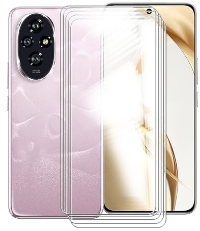 KJYFOANI Verre Trempé pour Honor 200 (6.70), [5 Pièces] Film Protection Ecran en Verre trempé, HD Anti Rayures, sans Bulles, pour Honor 200 Vitre Protection.