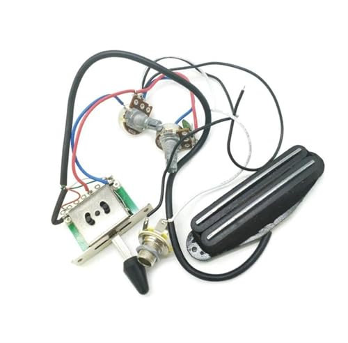 Faisceau de câblage pré-câblé Kit De Faisceau De Câbles Pour Micro À Double Simple Bobinage Pour Rosace De Guitare Précâblée