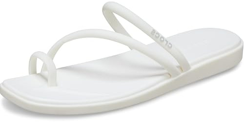 Crocs Herren Miami Toe Loop Sandal Sandalen, Chalk, 39/40 EU