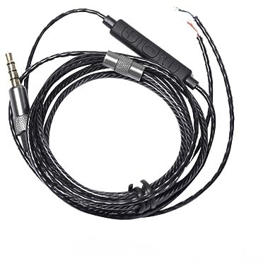 HOMSFOU Upgrade Earphone Repair Cable Diy Earphone Cable Accessories Compatible Volume Buttons Headphones Wired