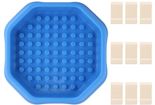 Gamelle Anti Glouton pour Chats et Chiens, Puzzle Labyrinthe Conçu pour Une Alimentation Plus Saine, Gamelle Anti Glouton Chat avec Système de Contrôle de la Vitesse d'Ingestion