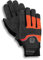 Husqvarna Technical Light Gartenhandschuhe Schwarz, Orange Leder, Neopren, Polyester, Klettverschluss