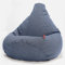 Lounge Pug, Gaming Sitzsack Sessel, Stonewashed-Stoff Marineblau