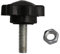 BQLZR 29x24mm Black Music Stand Handle Installation Screw for Musical Instrument Accessories Parts