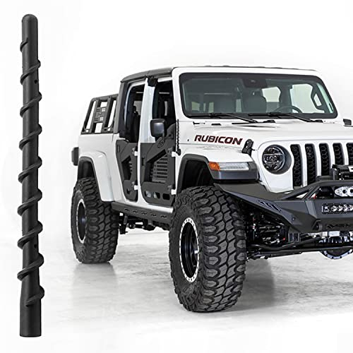 VOFONO Kurzantenne für Jeep Wrangler Gladiator JK JL JT JKU JLU Sahara Rubicon Sport 4xe Willys Mojave, 17,8 cm Jeep Ersatzantenne Wrangler Gladiator Zubehör