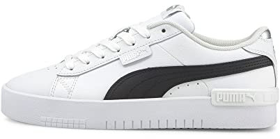 PUMA Damen Jada Gymnastikschuhe, Mehrfarbig White Black Silver, 41 EU