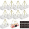 10 Pcs Transparent Cake Box Rectangle Cupcake Box,Small Macaron Packaging Boxes with 10pcs Cake Box Stickers,for Christmas Holiday Bakery Shop Party Treat Cupcakes Packaging (Gold S)