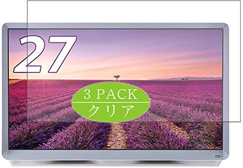 VacFun 3 Pezzi Pellicola Protettiva, compatibile con LG Monitor 27MN60HM-WJ 27 Screen Protector Protezioni Schermo (Non Vetro Temperato) NuovaVersione